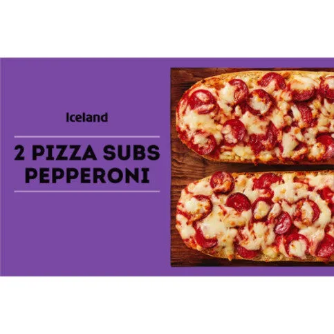 Iceland 2 Pizza Subs Pepperoni 264g