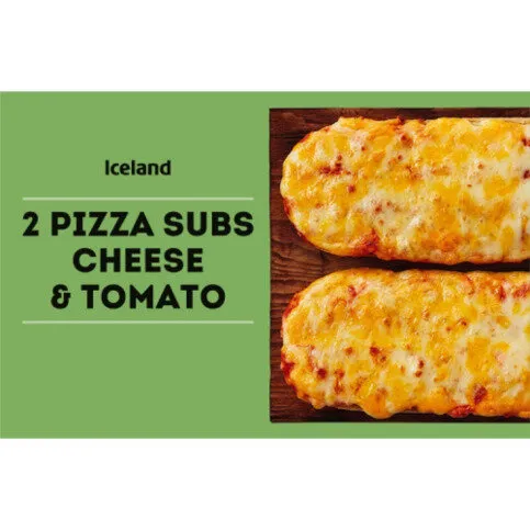 Iceland 2 Pizza Subs Cheese & Tomato 270g