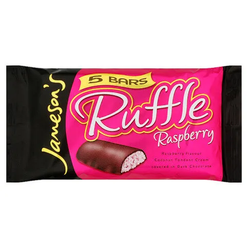 Jameson's Bars Ruffle Raspberry 5 x 26g Bars