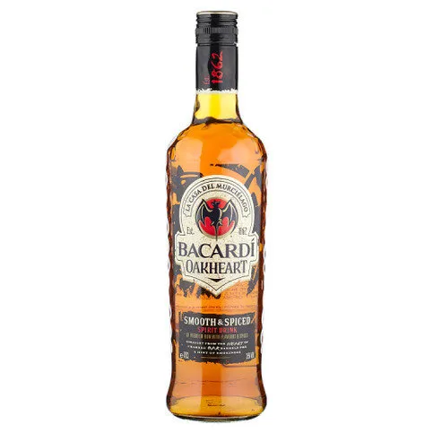 Bacardi Oakheart Smooth & Spiced Spirit Drink 70cl