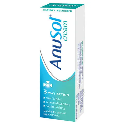 Anusol Cream for hemorrhoids and piles treatment 23g