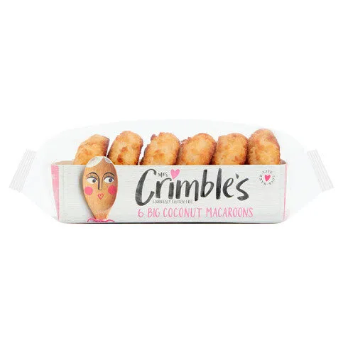 Mrs Crimble's 6 Big Coconut Macaroons 180g