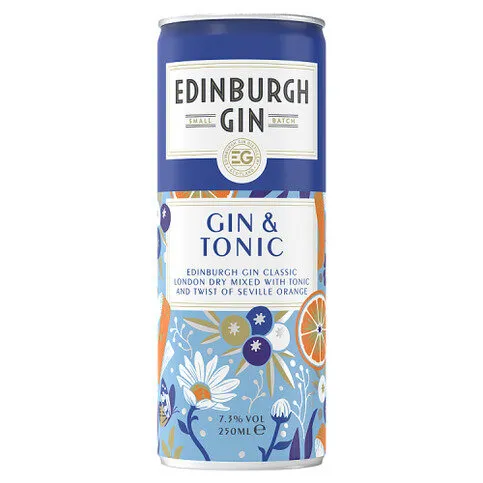 Edinburgh Gin G&T Can 250ML