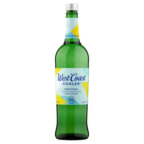 West Coast Cooler Original Tropical Fruit Flavoured Wine Cooler 75cl