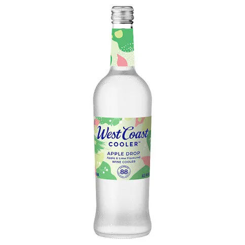 West Coast Cooler Apple Drop Apple & Lime Flavoured Wine Cooler 75cl