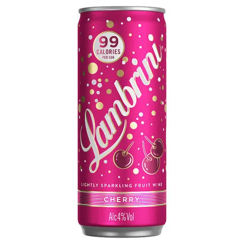 Lambrini Lightly Sparkling Wine Cherry 250ml
