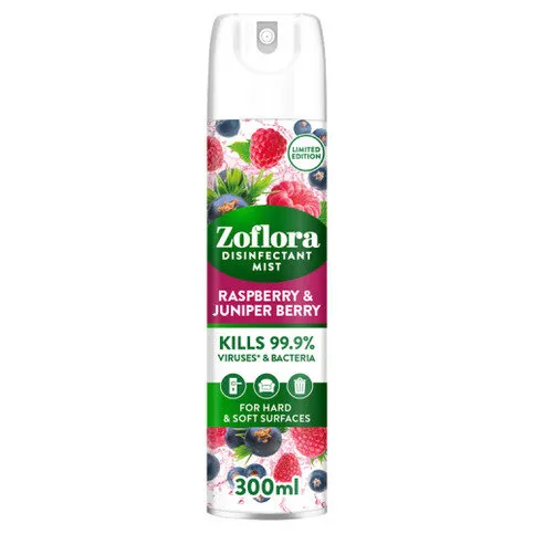 Zoflora Limited Edition Disinfectant Mist Raspberry & Juniper Berry 300ml