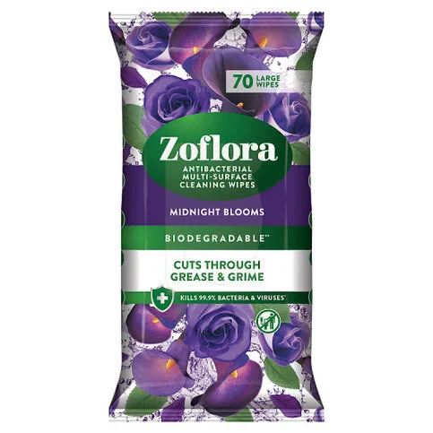 ZOFLORA WIPES MIDNIGHT BLOOM 70S