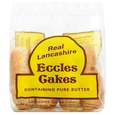 Real Lancashire Eccles Cakes 4-Pack