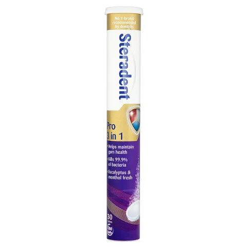 STERADENT DENT TABS PRO X WHITE 30S