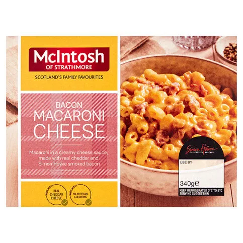 McIntosh of Strathmore Bacon Macaroni Cheese 340g