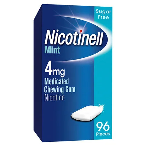 NICOTINELL GUM MINT 4mg 96s