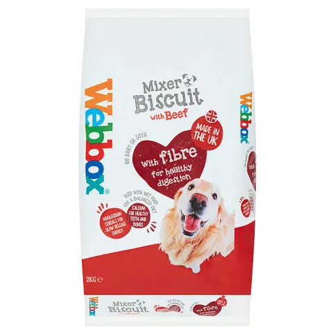 Webbox Mixer Biscuit with Beef 2kg