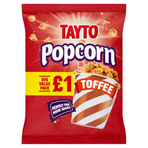 Tayto Toffee Popcorn Pm1 88g