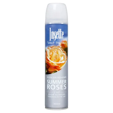 Insette Select Fragrance Room Air Freshener Summer Roses 2 in 1 300ml