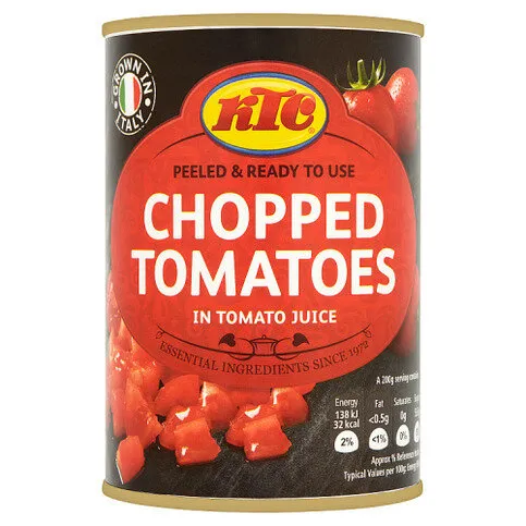 KTC Chopped Tomatoes in Tomato Juice 400g