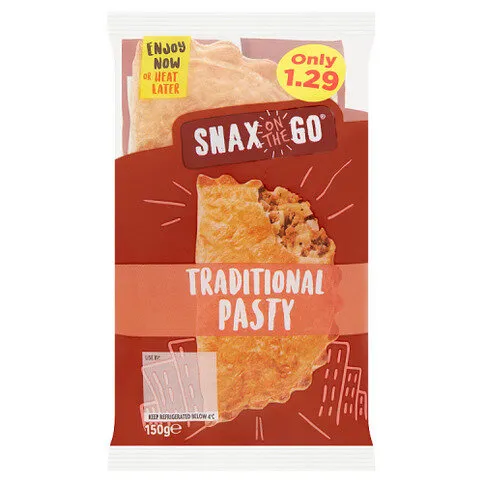 Snax on the Go Traditional Pasty 150g