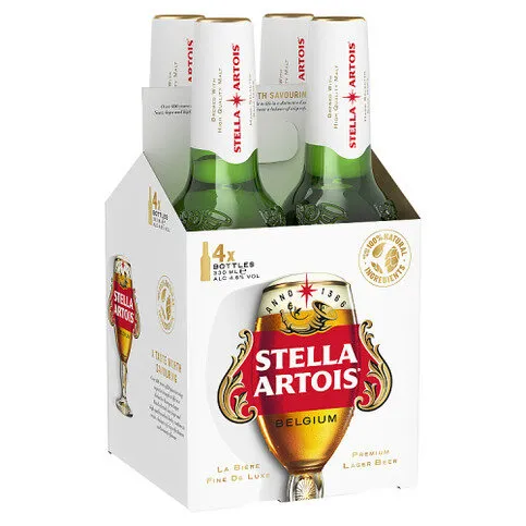 Stella Artois Belgium Premium Lager Beer 330ml