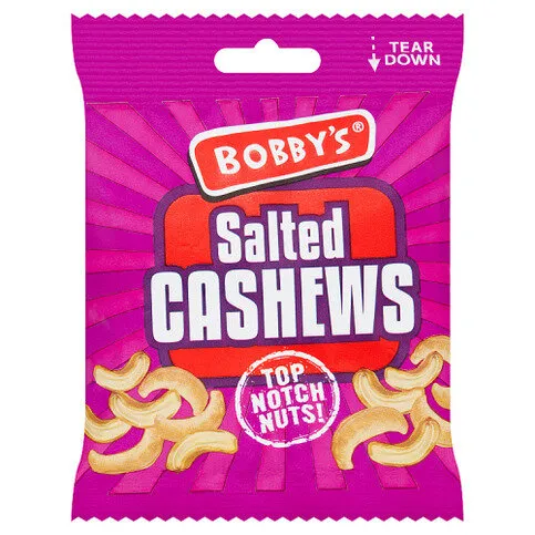 Bobby's Salted Cashews 50g