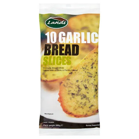 Lands 10 Garlic Bread Slices 260g