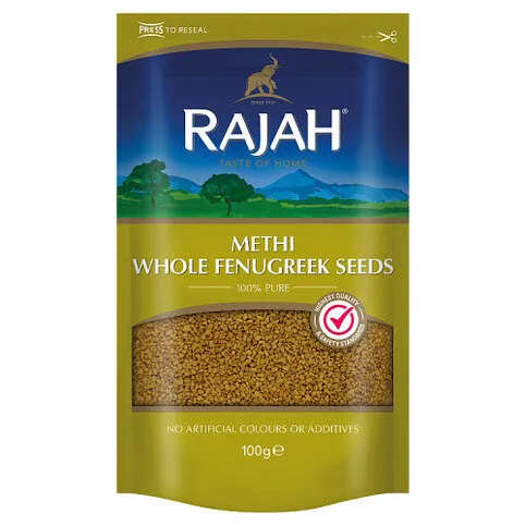 Rajah Methi Whole Fenugreek Seeds 100g