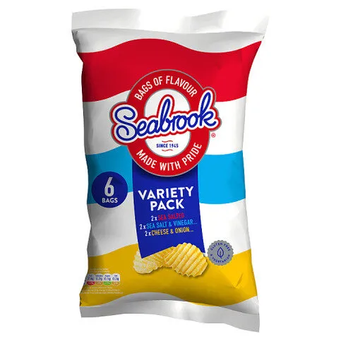 Seabrook Variety Pack 6 x 25g
