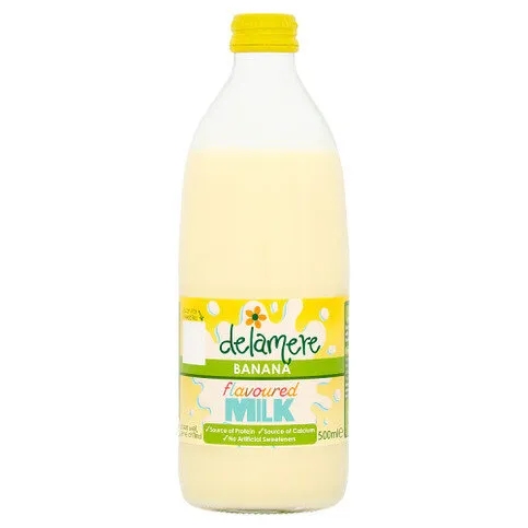 Delamere Banana Flavoured Milk 500ml
