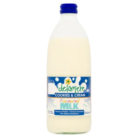 Delamere Cookies & Cream Flavoured Milk 500ml