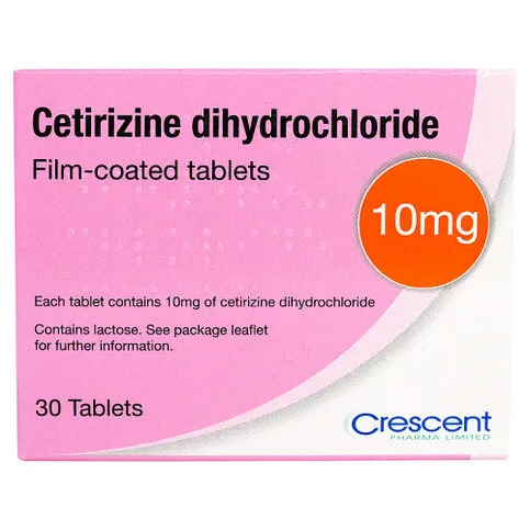 CRESCENT CETIRIZINE TABLETS 10MG 30S