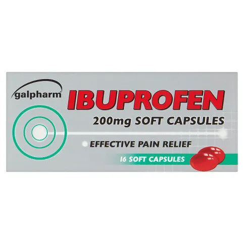 IBUPROFEN LIQUID CAPSULES 16S