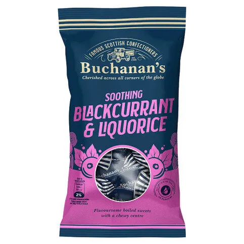 Buchanan's Soothing Blackcurrant & Liquorice 140g