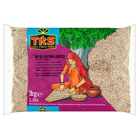 TRS Whole Brown Lentils 1kg