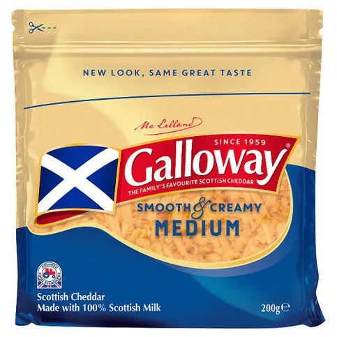 Galloway Medium Scottish Cheddar 200g