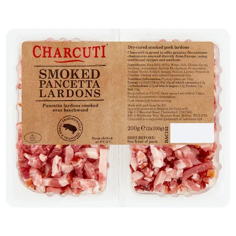 Charcuti Smoked Pancetta Lardons 2 x 100g (200g)