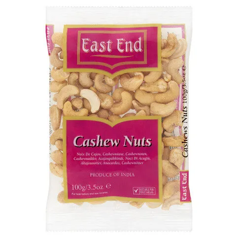 East End Cashew Nuts 100g