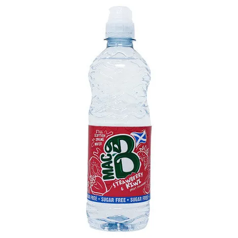 Mac B Still Scottish Spring Water Strawberry & Kiwi Fruit Flavoured 500ml