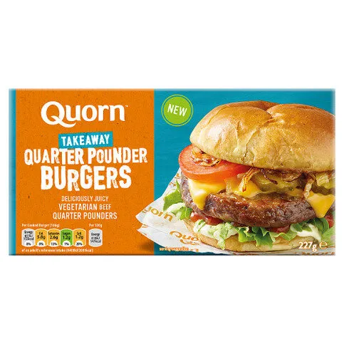 Quorn Takeaway Quarter Pounder Burgers 227g