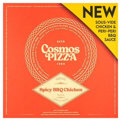 Cosmos Pizza Spicy BBQ Chicken Pizza 520g