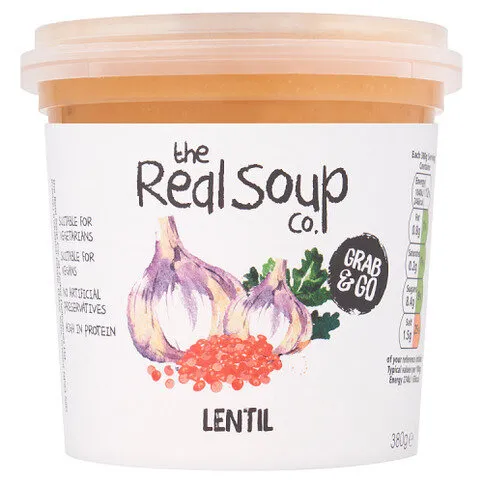 The Real Soup Co. Lentil 380g
