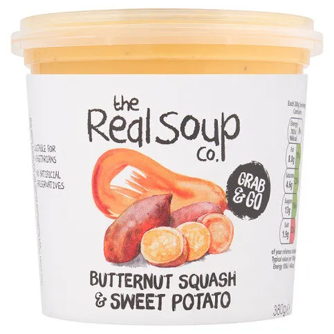 The Real Soup Co. Grab & Go Butternut Squash & Sweet Potato 380g