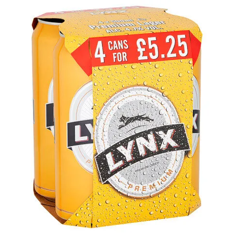 Lynx Premium Lager 4 x 500ml