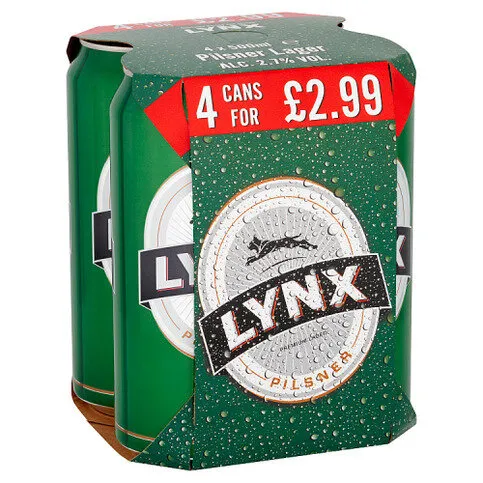 Lynx Pilsner Premium Lager 4 x 500ml