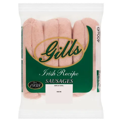 Gills Irish Recipe Sausages 400g