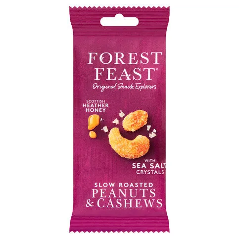 Forest Feast Slow Roasted Peanuts & Cashews 40g