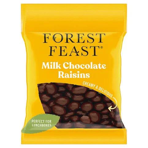 Forest Feast Milk Chocolate Raisins 60g