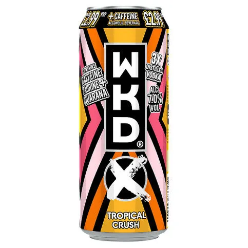 WKD 3 Distilled Vodka Tropical Crush 500ml