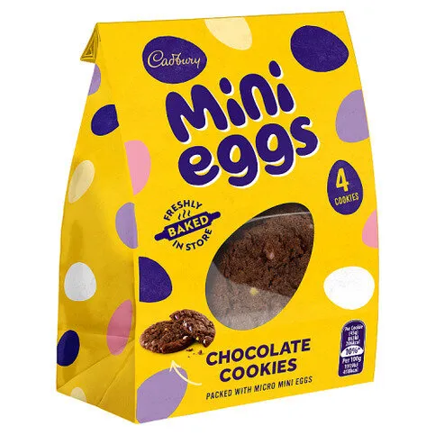 Cadbury 4 Mini Eggs Chocolate Cookies