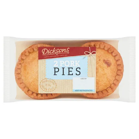 Dicksons Pork Pies 2 x 128g