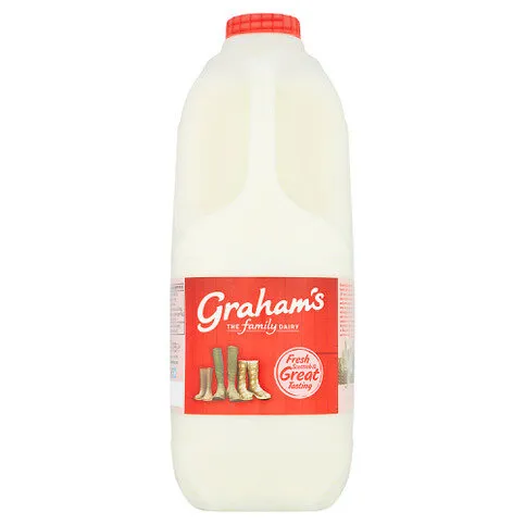 Graham's Dairies Skimmed Milk 2 Litres