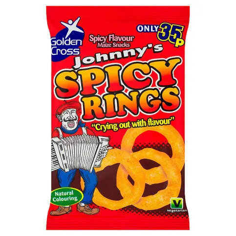 Golden Cross Johnny's Spicy Rings 22g